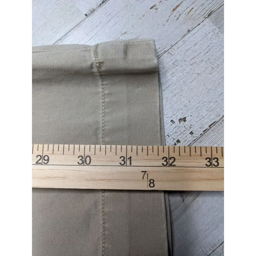 Polo Ralph Lauren Chino Pants 36x32 Beige Tan Classic Fit Flat Front 5 pocket‎